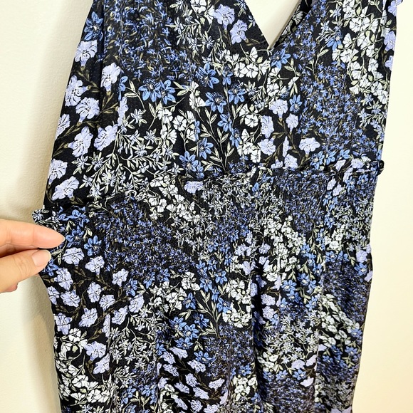 Rebecca Taylor ‘Ava’ Floral Smocked-Waist Silk Playsuit - Picture 8 of 14